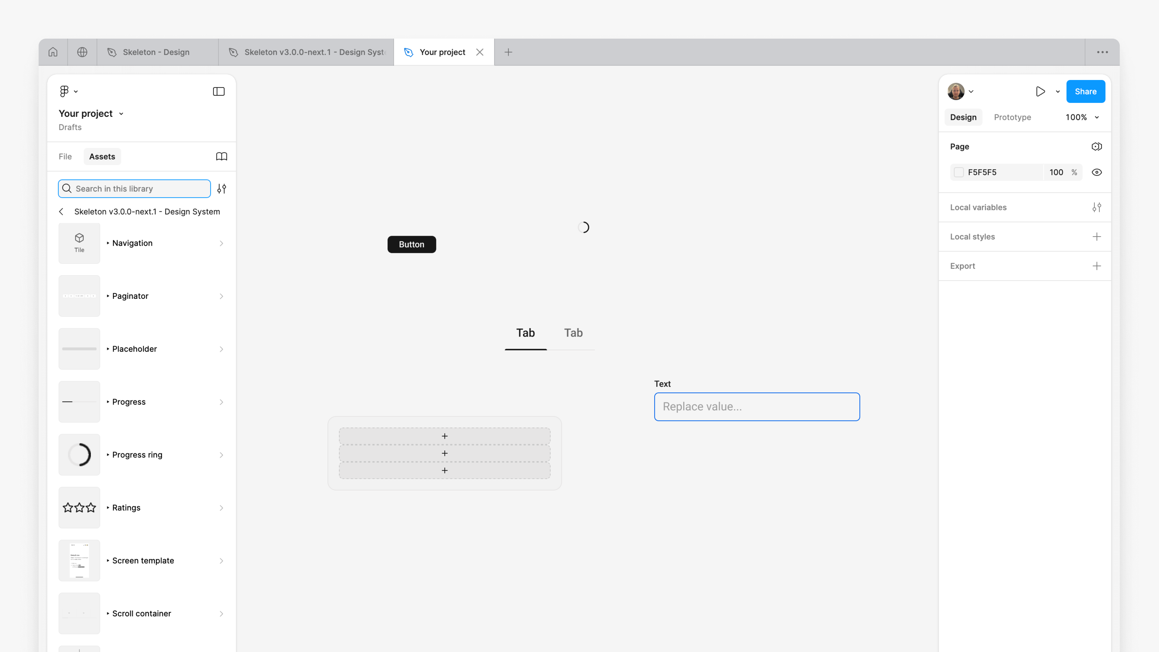 Use Figma components