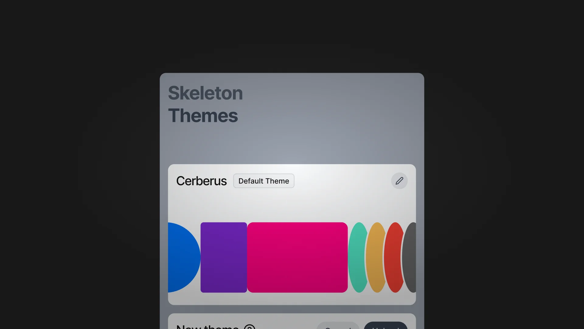 Theme import hero