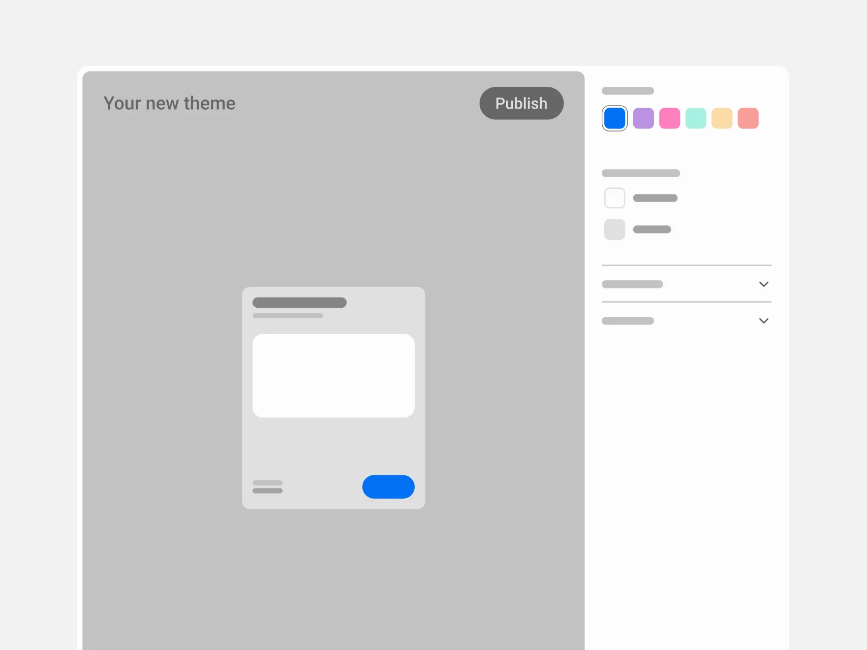 Theme editor preview in light mode